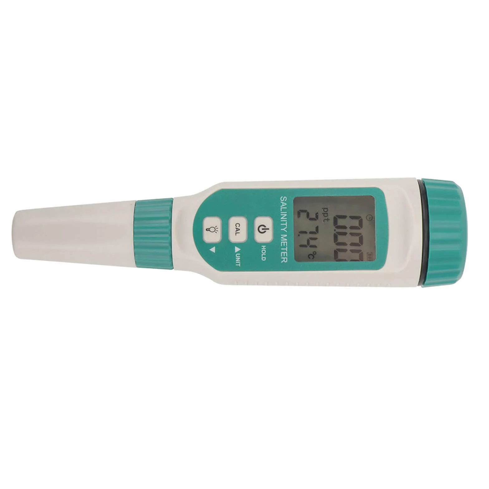 Medidor de salinidad Digital portátil Modelo AR8012 con Pantalla LCD para el monitoreo de la Calidad del Agua y la acuicultura