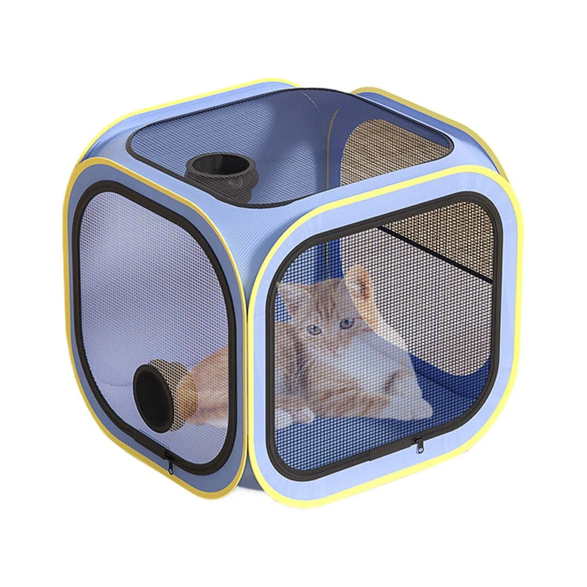 Secador para Perros En Caja - Jaula De Aseo - Secador Portátil Jaula Antipelo para Gatos Perros Cachorros