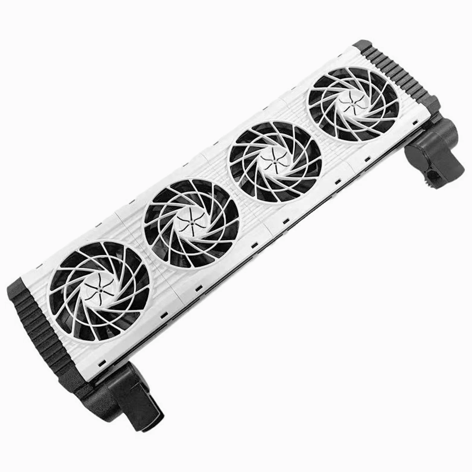 Ventilador de Acuario, Enfriador de Acuarios Silencioso Velocidad de Aire Ajustable y Temporizador Ventilador de Acuario de Pinza para Acuarios de Agua Dulce y Salada, 4 Ventilador