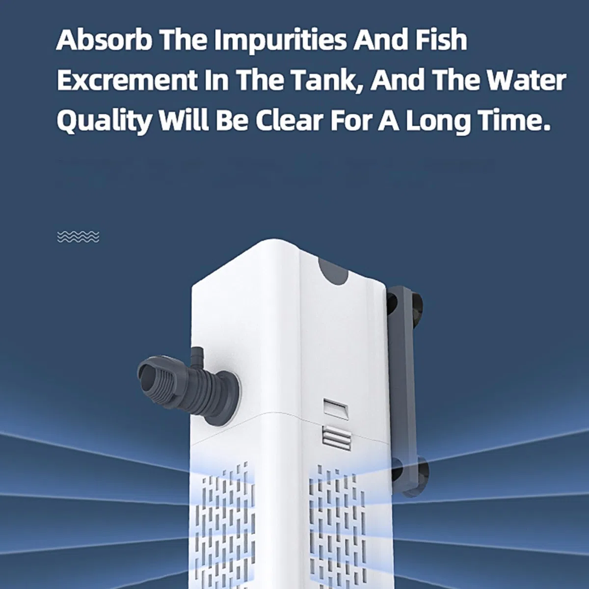 Kavolet Filtro para Acuario 15 W, Filtro Acuario Interno con Flujo máximo de 1000 l/h, Filtro Pecera para Tanques de Agua de 80-250L, Flujo de Aire Ajustable, silencioso y bajo Ruido