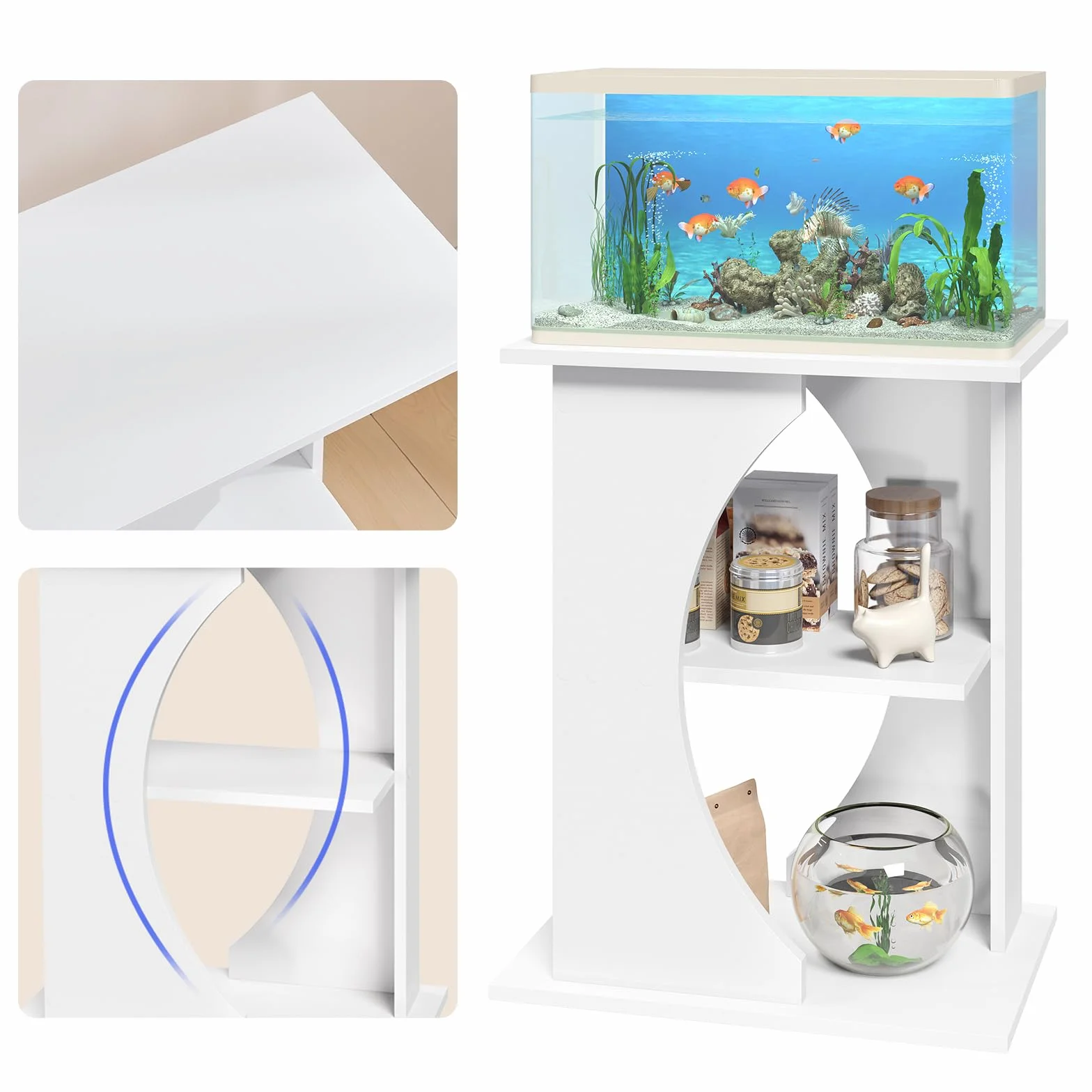 MAHANCRIS Soporte para acuario AFTWT7001