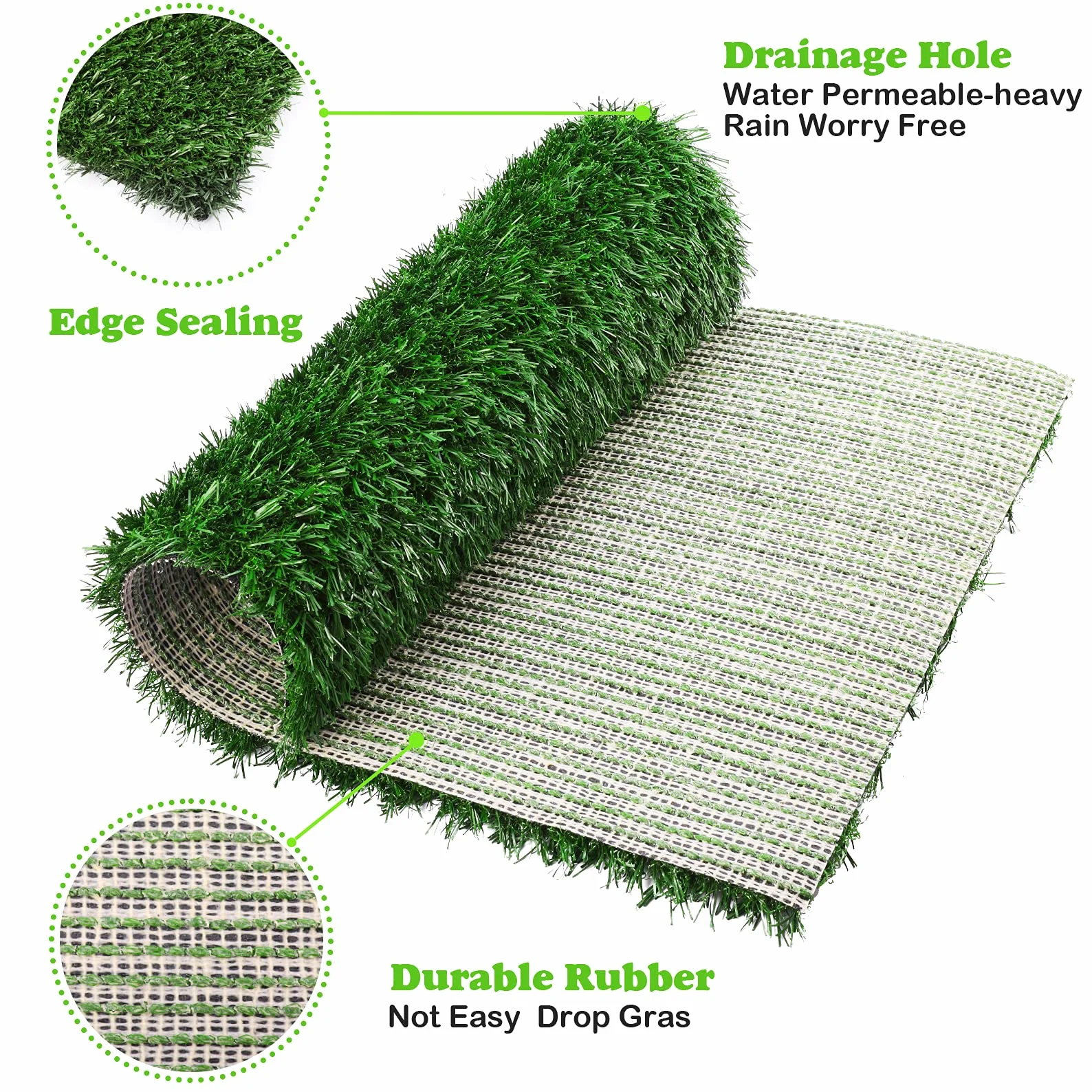 Sailnovo Inodoro para Perros Inodoro para Cachorros con Dobladillo Mejora para Mascotas para Perros pequeños, Grandes y Mayores Inodoro para Animales con césped Artificial Mejore la Calidad