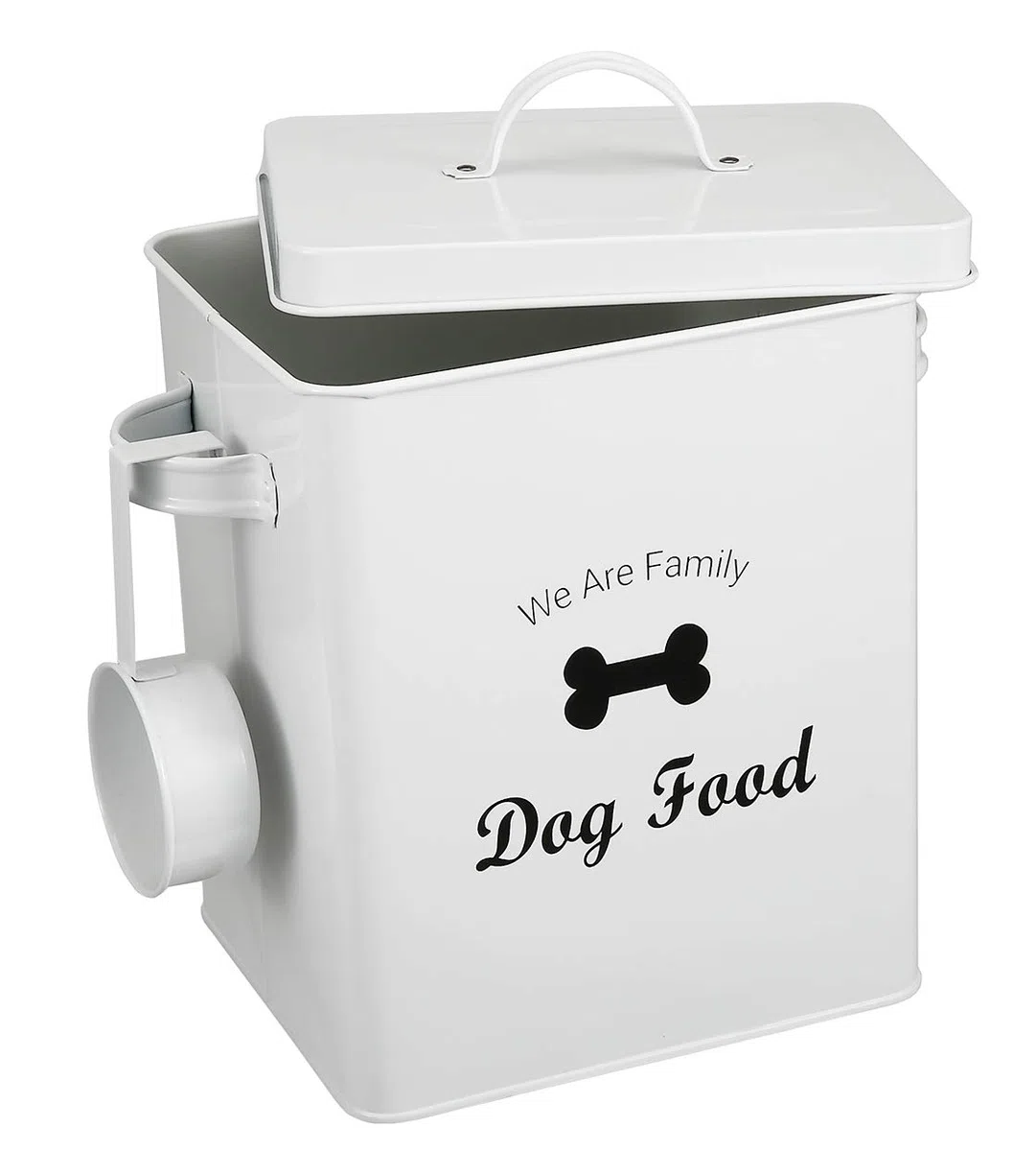 Pethiy Cajas de Almacenamiento de Alimentos seco para Perros,Mascota Contenedor para Comida con Tapa, Cuchara de Servir incluida,Capacidad de 2.3kg