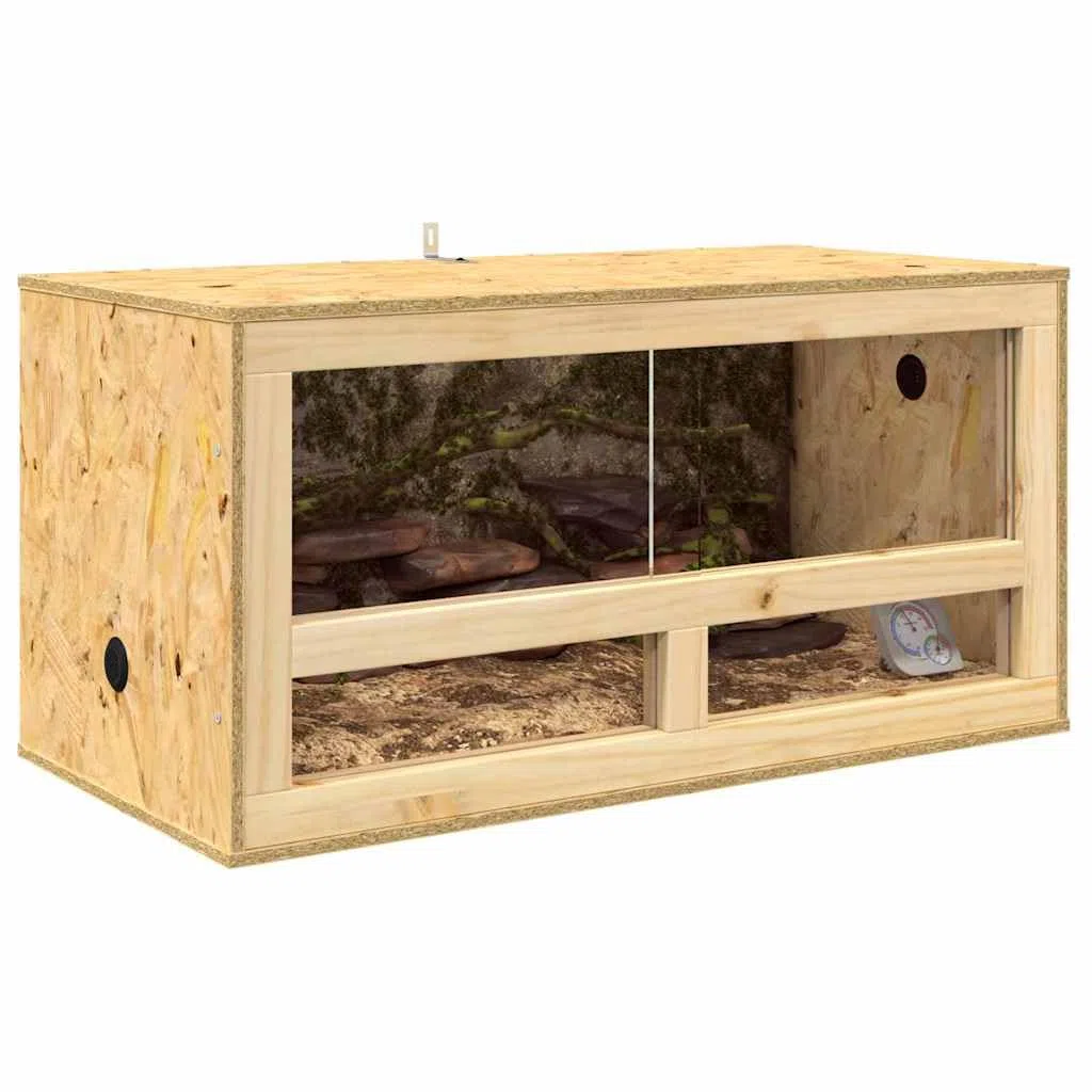 Genérico Terrario Marrón 80 x 40 x 40 cm OSB,Producto para Mascotas y Animales,Productos para Mascotas,Productos para Reptiles y Anfibios,Terrarios para Reptiles y Anfibios,876724